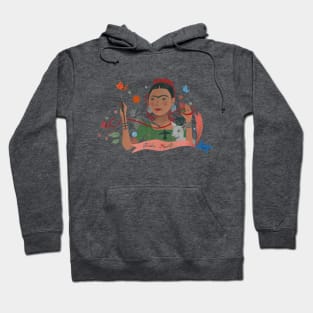 Frida Kahlo & Pets 2 Hoodie